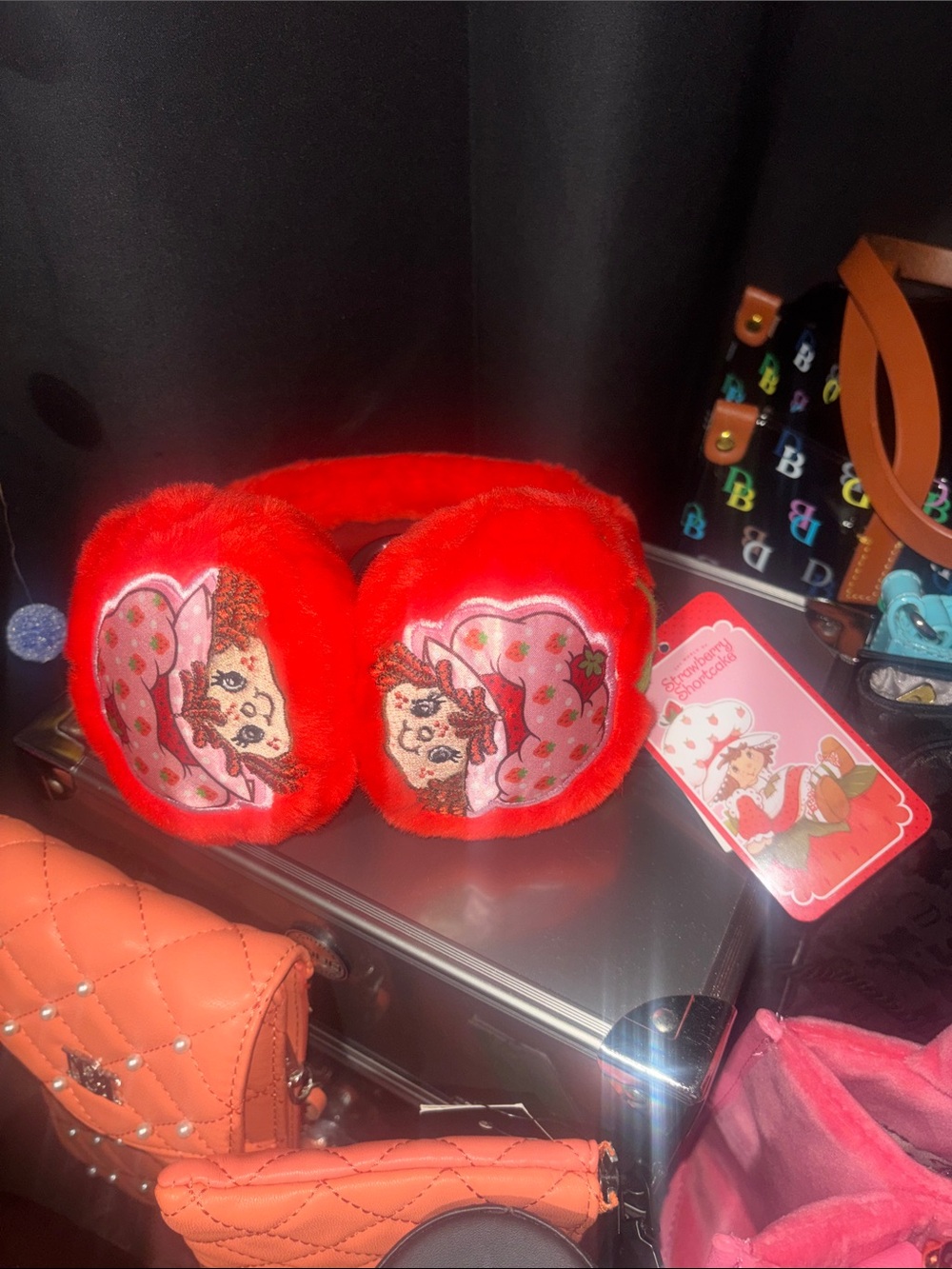Strawberry Shortcake earmuffs